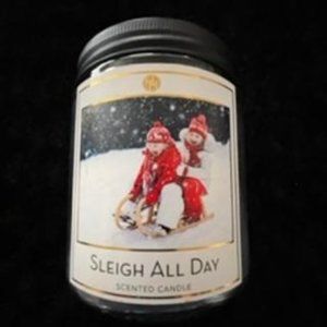 New. Christmas Scented Candle. Sleigh All Day scent.